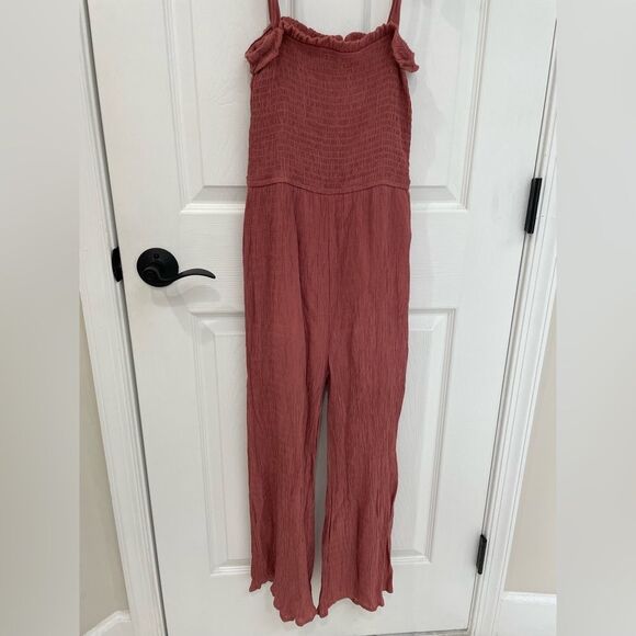 Altar’d State Mauve Dusty Pink One Piece Jumpsuit Romper Women’s Size S - Picture 1 of 9